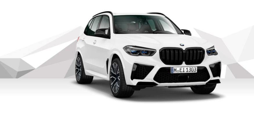 BMW X5 M COMPETITION xDRIVE- bílá Alpine White